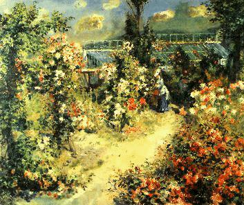 Pierre Renoir Greenhouse china oil painting image